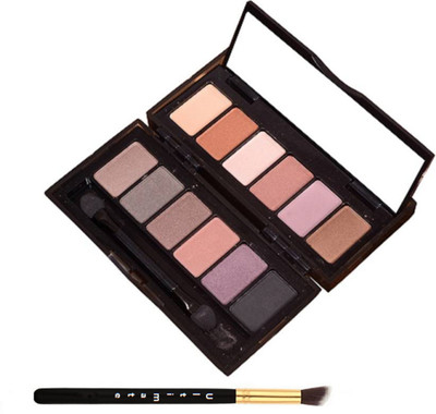 

Ultimate makeup Brush, Naked Smoky 12 Eye shadow palette(Set of 2)