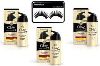 

Marvalous Eyelashes, Total Effect 7 in one Anti - Ageing Cream(Set of 4)