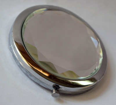 

oramsa Multicolor Printed Designer Compact Mirror - Dual Mirror, (Normal and 3x Magnification)
