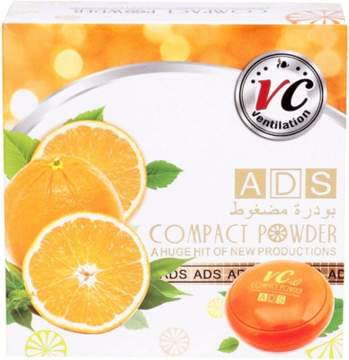 

ADS Best Organic Enriched with Vitamin "C" compact powder & concealer ( 2 Powder pad) Compact(Beige, 20 g)