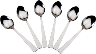 

Elegant Steel Coffee Spoon Set(Pack of 6)