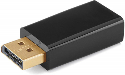 

StudioArtz DP to HDMI Adapter Gold Plated Display Port to HDMI Converter Male to Female Support 1080P Black HDMI Adapter(Compatible with Computer, Black)