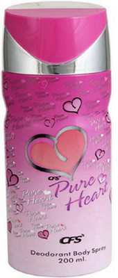 

CFS Pure Heart Pink Deodorant Body Spray 200ML Deodorant Spray - For Women(200 ml)