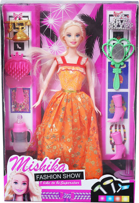 

VHPQ Beautifull Mishika Doll With Accessories(Multicolor)