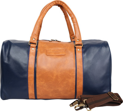 

WILLOW & SMITH Leatherette Weekender Cabin Travel Duffel Bag(Blue)