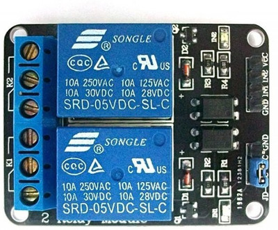 LBD Robotics Relay: 2 Channels Electronic Components Electronic Hobby Kit