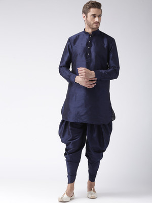 Hangup Plus Men Kurta Dhoti Pant Set