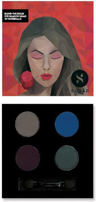 Sugar Blend The Rules Eyeshadow Quad 10 Waterfalls 5 g(Waterfalls)