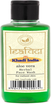 

Khadi Leaf Veda Aloe Vera Herbal Face Wash For radiant skin Face Wash(210 ml)