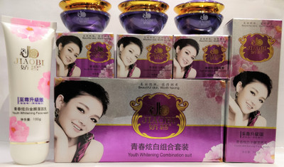 

Jiaobi Youth Whitening Combination Suit Beauty Cream 170 ml(Set of 4)