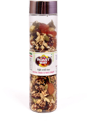 

Roast Way Roastway Foods Berries Seeds & Nuts Delight Roasted Namkeen and Snack Food (Weight 150Gm) Combo(500)