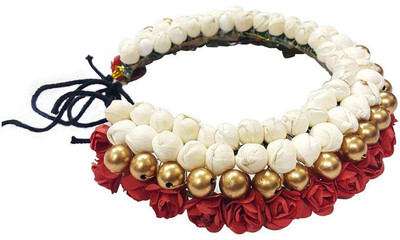 

Confidence Wedding Use Bridal Hair Gajra For Women Bun, Multicolor Hair Accessory Set(Multicolor)