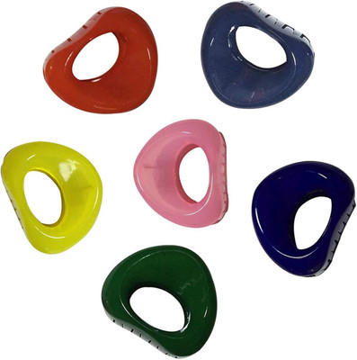 

New Arihant Traders New Arihant Traders- Round Shape Hair Clutchers/Clips/Claws for Women & Girls (6 pieces) Hair Claw(Multicolor)