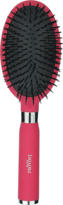 

Franck Provost (France) Paddle Cushion Nylon Bristle Hair Brush (Wine Red)