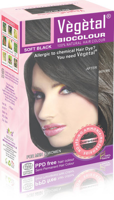 

Vegetal Bio Colour Hair Color(Soft Black)
