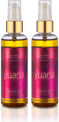 

Yuana Premium Hair Oil- 100 ml +100 ml - Reduces dandruff, promotes hair growth and makes hair stronger Hair Oil(200 ml)