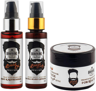 

Bravoking MANHOOD OIL COMBO Hair Oil(220 ml)