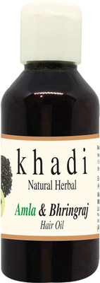 

KHADI NATURAL HERBAL Amla & Bhringraj Hair Oil, 100 ml Hair Oil(100 ml)