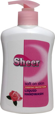 

sheer Handwash 200ml Pump (ROSE)(200 ml, Pump Dispenser)