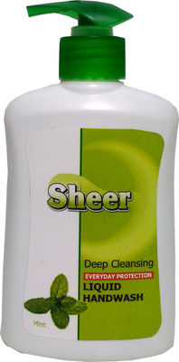 

sheer Handwash 200ml Pump (MINT)(200 ml, Pump Dispenser)