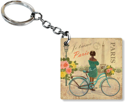 ESHTYLE Paris Street Design Key Chain