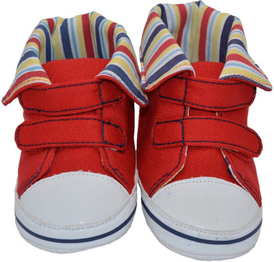 

Baby Bucket Boys Velcro Sneakers(Red