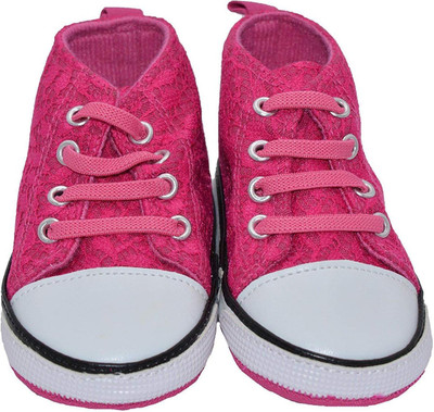 

Baby Bucket Boys & Girls Lace Sneakers(Pink