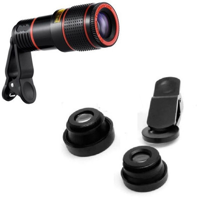 

Three Secondz Smart Phone 10x Zoom Mobile Phone Telephone Lens Clip Tripod for All Smartphone Lens(Multicolor, 10)