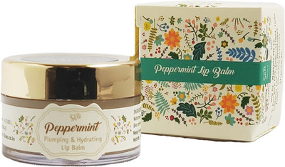 

Shae Peppermint Hydrating and Plumping Lip balm | All natural - Paraben Free â Deep moisturizing lip Gloss | Soft skin and Fuller Lips Peppermint & menthol crystal based lip Hydrating and lip Plumping balm for Natural red lips Peppermint & Menthol(Pack 