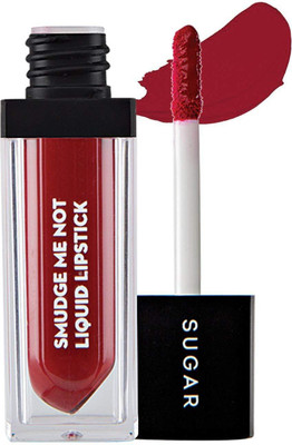 

Sugar Smudge Me Not Liquid Lipstick 4.5 ml (10 Drop Dead Red)((10 Drop Dead Red))