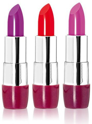 

Oriflame Sweden The ONE 5-in-1 Colour Stylist Lipstick Intense Collection set of 3(Vivid Voilet, Sunset Red, Flamingo Fuchsia, 12 g)