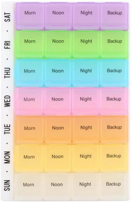 

LS Letsshop 7-day Organizer Pill Box Medicine Dispenser
