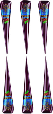 

Goyal Traders Super Herbal High Quality Mehendi Cone (6 Pcs ) Natural Mehendi(Pack of 6)