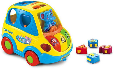 

Toyshine Intellectual School Bus Activity Toy Vehicle with Music, Sounds, and Lights 896(Multicolor)
