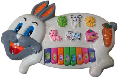 

My Online Retail Small Needs Rabbit Piano(Multicolor)