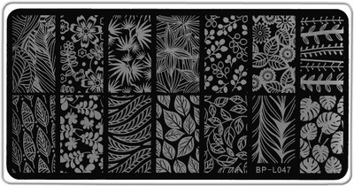 

Born Pretty BP-L047 Stainless Steel Nail Stamping Image Plate.(Multi)