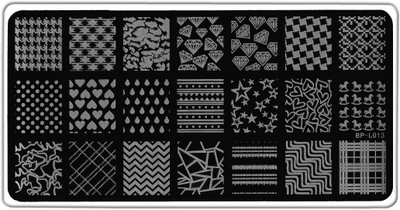 Born Pretty BP-L013 Stainless Steel Nail Stamping Image Plate.(Multi)