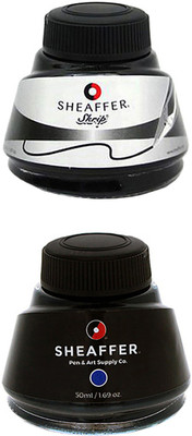 

sheaffer 2 Ink Bottles 50ml - Black & Blue Ink Bottle(Pack of 2)