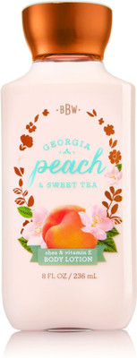 

Bath & Body Works Lotion Georgia Peach Sweet Tea 8 Ounce Full Size Perfume - 236 ml(For Men & Women)