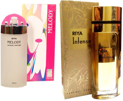 

Riya Melody pink Apparel Eau de Perfume with Intense Gold Perfume - 0.18 ml(For Women)