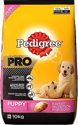 

Pedigree Pedigree PRO Expert Nutrition for Puppy Large breed (3-18 months) 10 kg Dry Dog Food Chicken 10 kg Dry Dog Food
