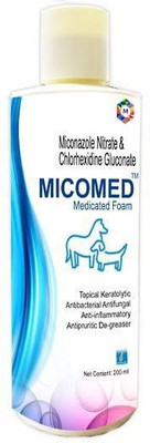 

MICOMED Medicated Anti-microbial, Anti-fungal Neutral Dog Shampoo(200 ml)