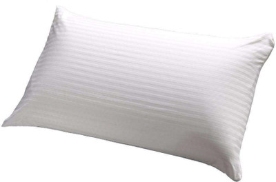 

Welhous Stripes Bed/Sleeping Pillow Pack of 1(White)