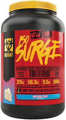 

Mutant Iso Surge, Birthday Cake 1.6 lbs by Mutant Whey Protein(0.725 kg, Chocolate)