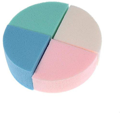 

sweetpea Set Of 4 Makeup Sponge Foundation Blender Blending Puff Dry & Wet Use Soft Touch Cosmetic Tool