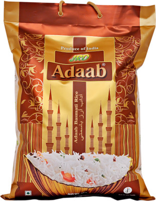 

Adaab 1121 Steam Premium Pack Of 2 Basmati Rice (Long Grain, Raw)(5)