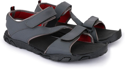 Provogue Men Grey/Red Sandals