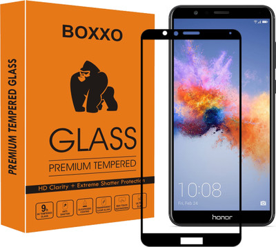 Boxxo Edge To Edge Tempered Glass for Honor 7X(Pack of 1)