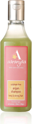 

Aaranyaa Sulphate free Argan Shampoo with Amino Fruit Extract Brahmi Ashwagandha Reetha and Argan Oil for Intensive Care(250 ml)
