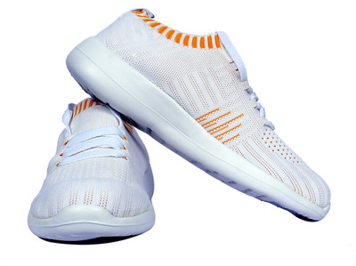 

SHEQE Casual Partywear Sneakers Shoes For Men Walking Shoes For Men(White, Orange